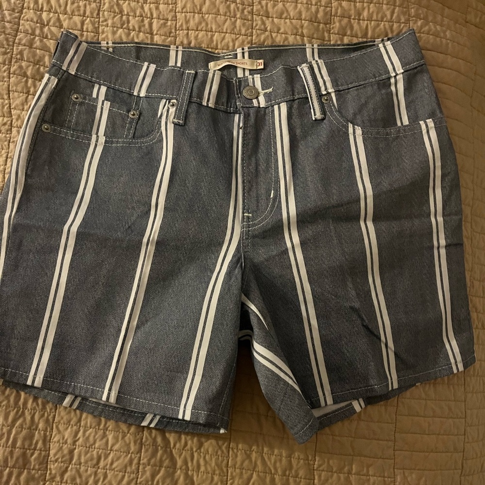 Levi’s Pin-stripe Shorts